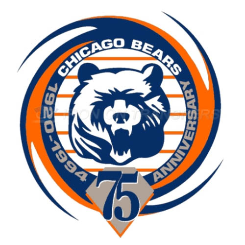 Chicago Bears Iron-on Stickers (Heat Transfers)NO.457